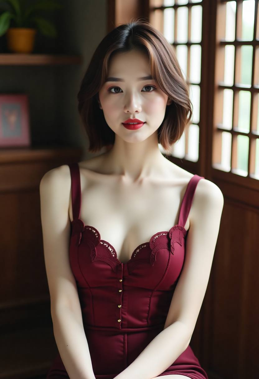 山地林间的光线与树影