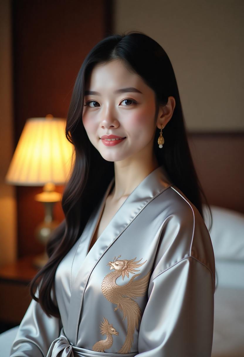 乡村屋舍旁的树木