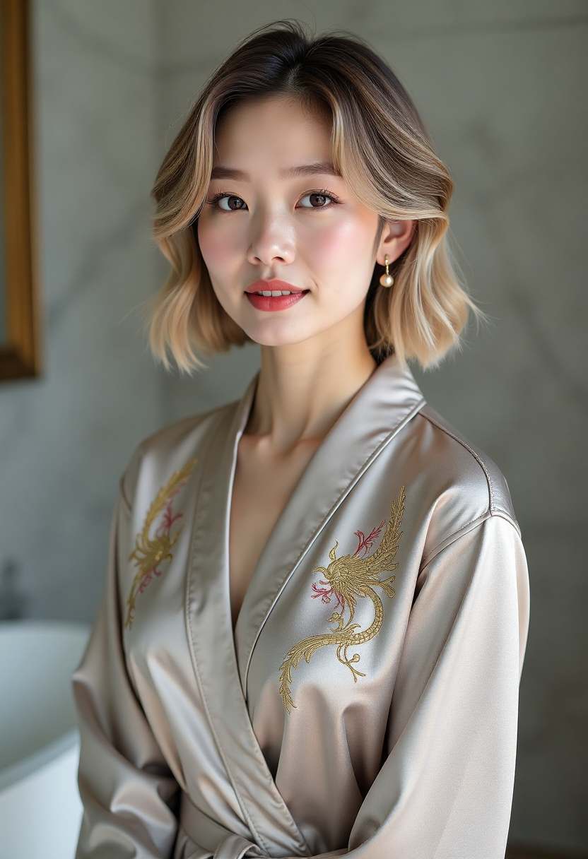 群山间的林场风光